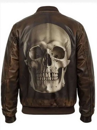 Giacca biker bomber - , teschio